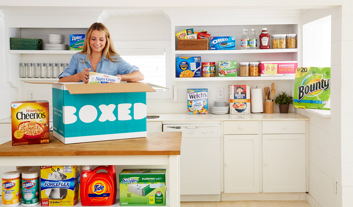 boxed in kitchen sink idea