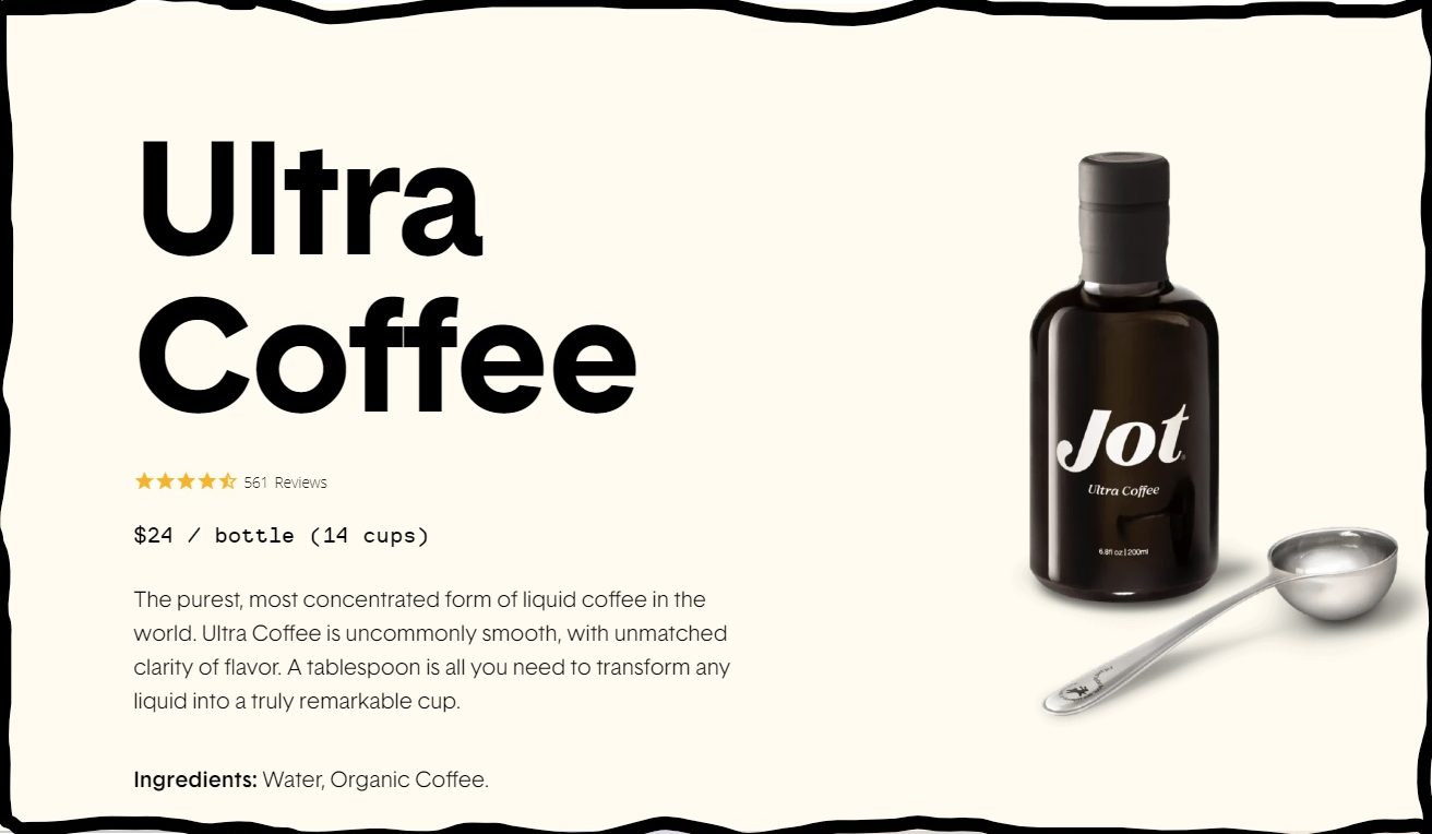 Jot Coffee Concentrate Review